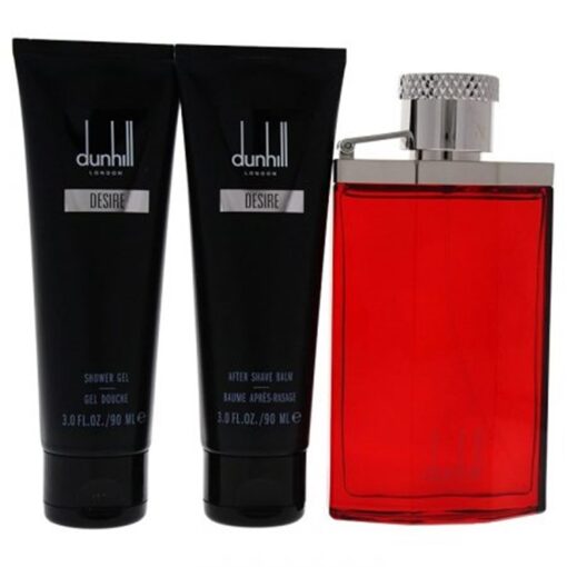 Dunhill-Desire-Red-3-Pcs-Gift-Set-100ml-EDT-90ml-SG-90ml-ASB-Box