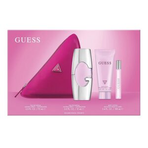 Guess-Pink-75ml-4-pcs-Gift-Set-75ml-Perfume-100ml-BL-15ml-Mini-Pouch-Bag-Bottle